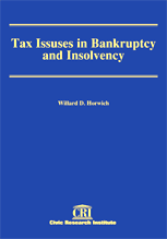 Tax Issues in Bankruptcy and Insolvency Cover Illustration
