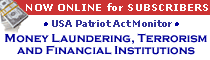 Subscribers Area - Money Laundering, Terrorism, Financial Institutions
