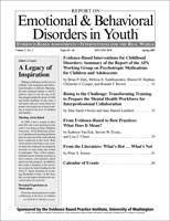Report on Emotional & Behavioral Disorders in Youth